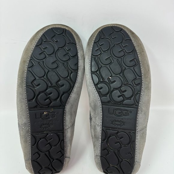 Ugg Australia Men\'s Ascot Lined Slippers Moccasins Charcoal Gray 3233 main image 11
